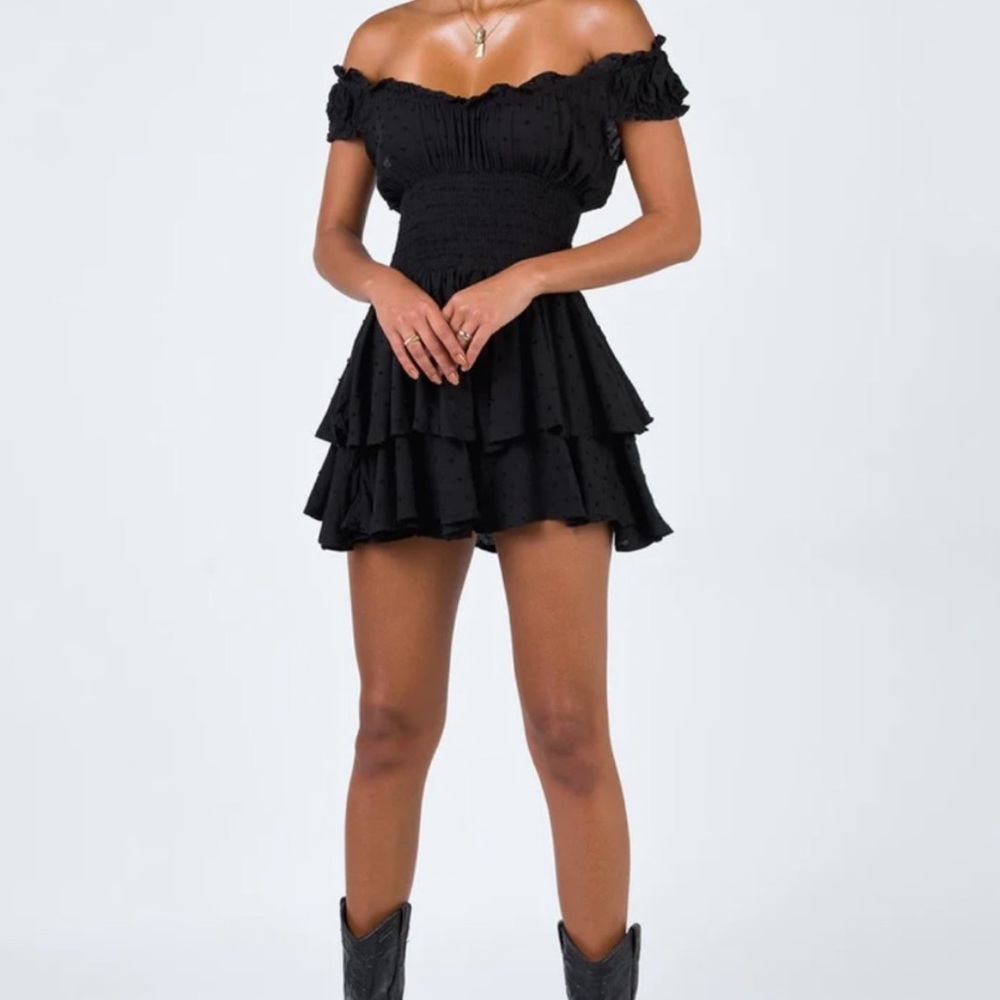 Love Galore Black romper - Princess Polly